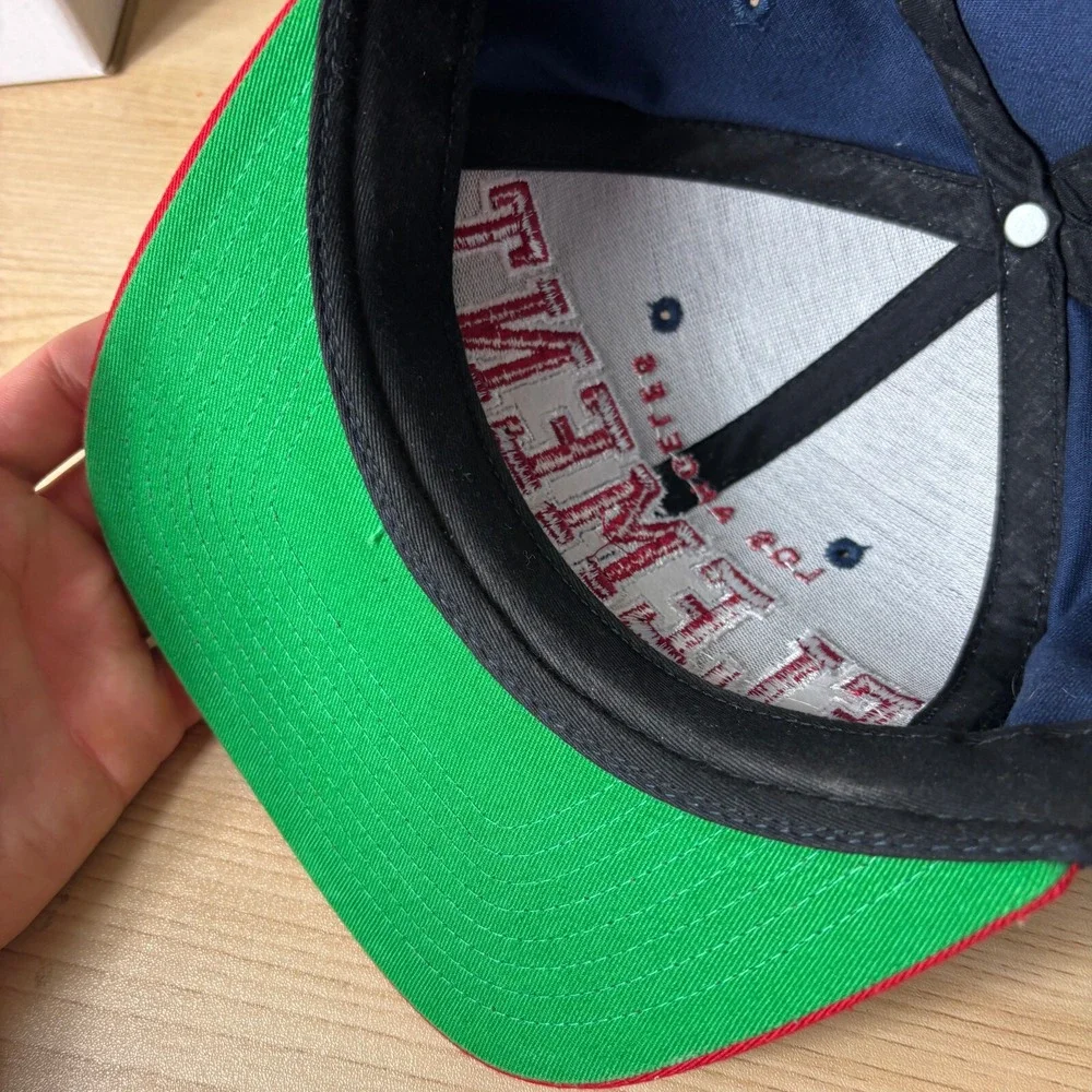 Element Hat Cap Snap Back Blue Red Skate Skateboarding Starter Adjustable